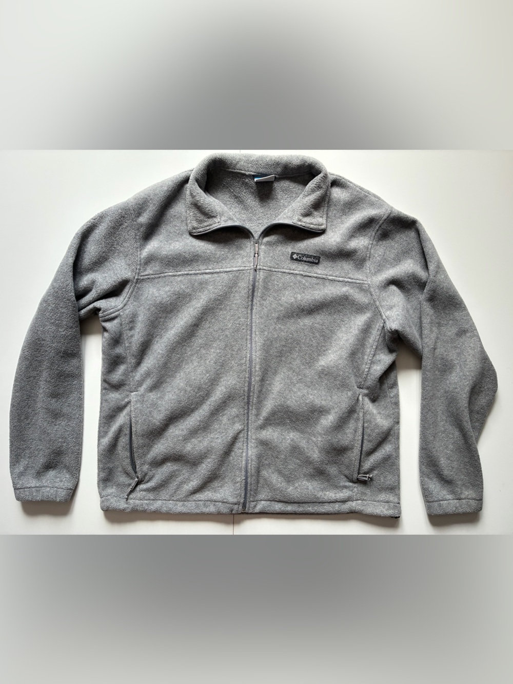 Columbia Men's Gray Full-Zip Fleece Jacket - Size XL